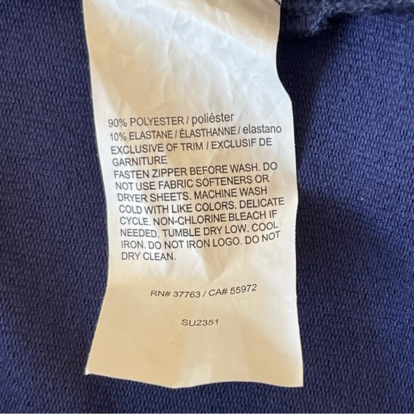 Callaway Navy/Pink Stripe 1/4 Zip Pullover Sweater (S) - Picture 12 of 12